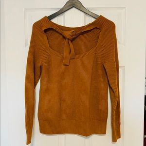 BANANA REPUBLIC burnt orange sweater